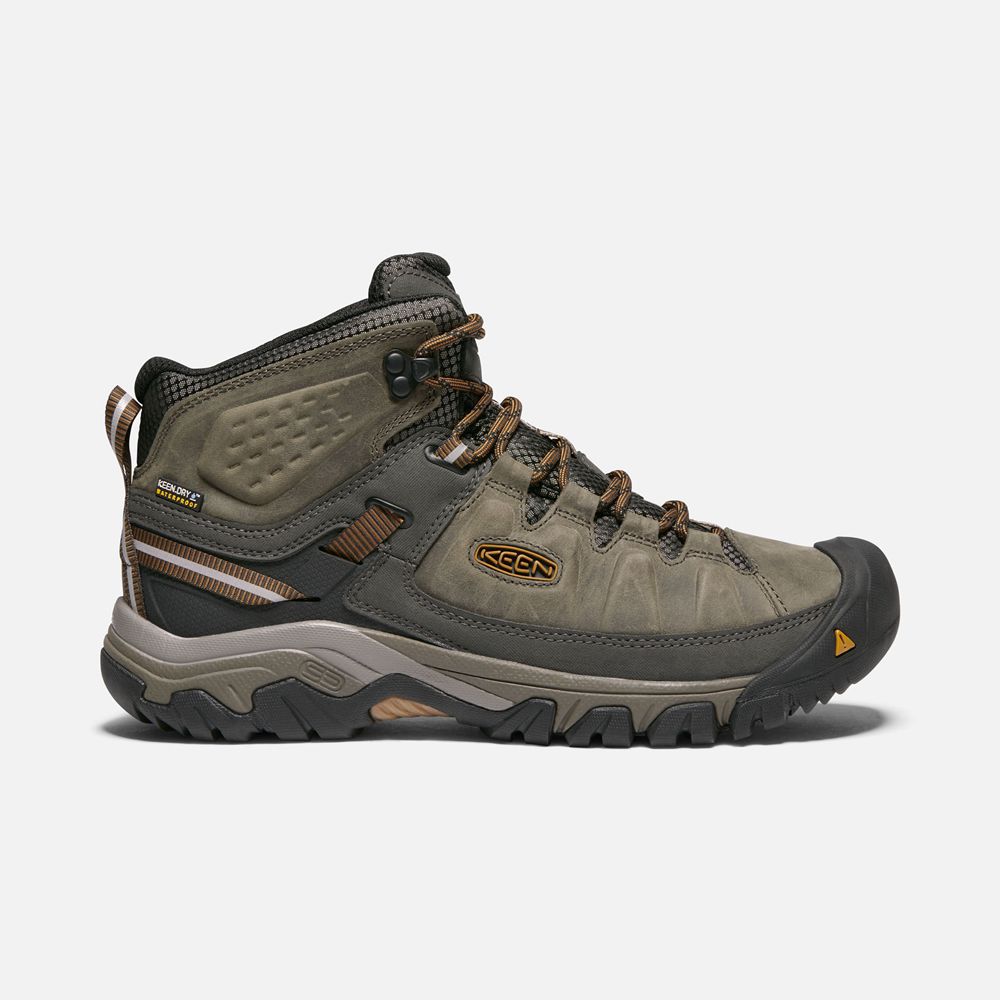 Keen Laarzen Heren Olijfgroen/Zwart - Targhee Iii Waterproof Mid Wide - 05136-HWPO